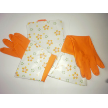 Kitchen Cleaning Glove with Apron Suit